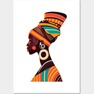 Afrocentric Black Woman Posters and Art